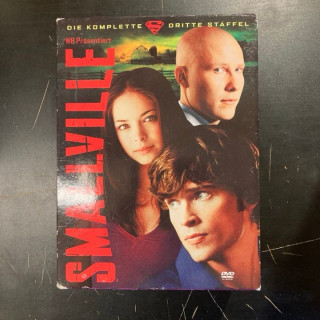 Smallville - Kausi 3 6DVD (VG-VG+/VG+) -tv-sarja-